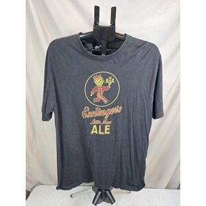 Vintage Red Jacket Mens XL tshirt Esslinger's Little Man Ale